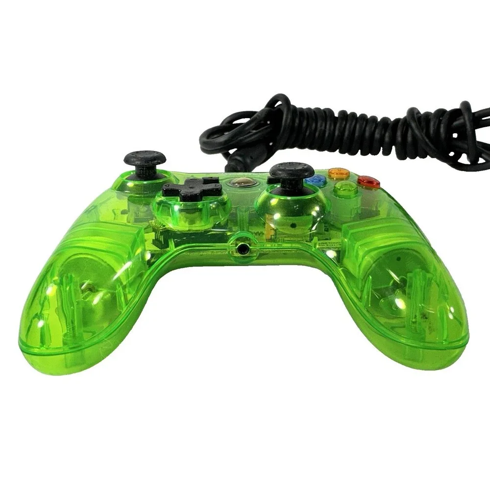 Xbox PowerA #105660-FR Mini Transparent Green Wired Controller Tested